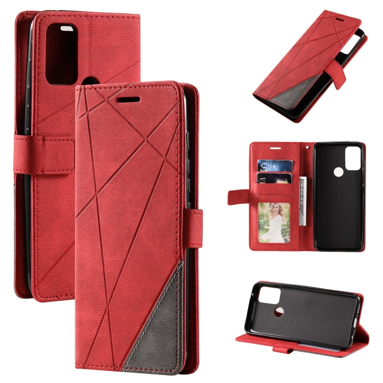 For Motorola Moto G Stylus 2021  Skin Feel Splicing Horizontal Flip Leather Phone Case