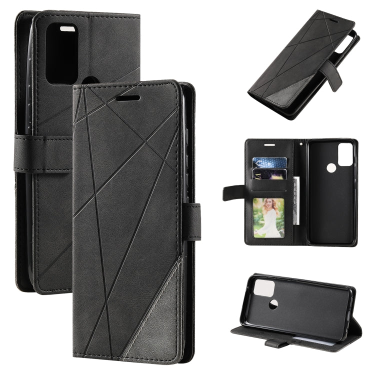 For Motorola Moto G Stylus 2021  Skin Feel Splicing Horizontal Flip Leather Phone Case