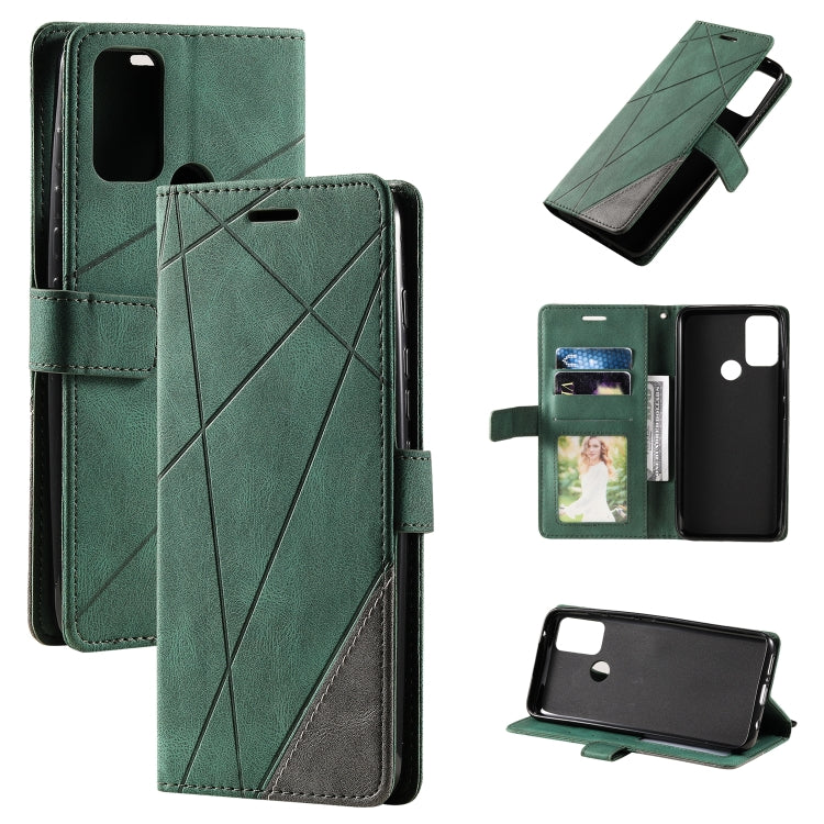 For Motorola Moto G Stylus 2021  Skin Feel Splicing Horizontal Flip Leather Phone Case