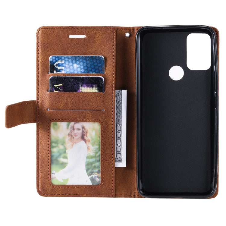 For Motorola Moto G Stylus 2021  Skin Feel Splicing Horizontal Flip Leather Phone Case