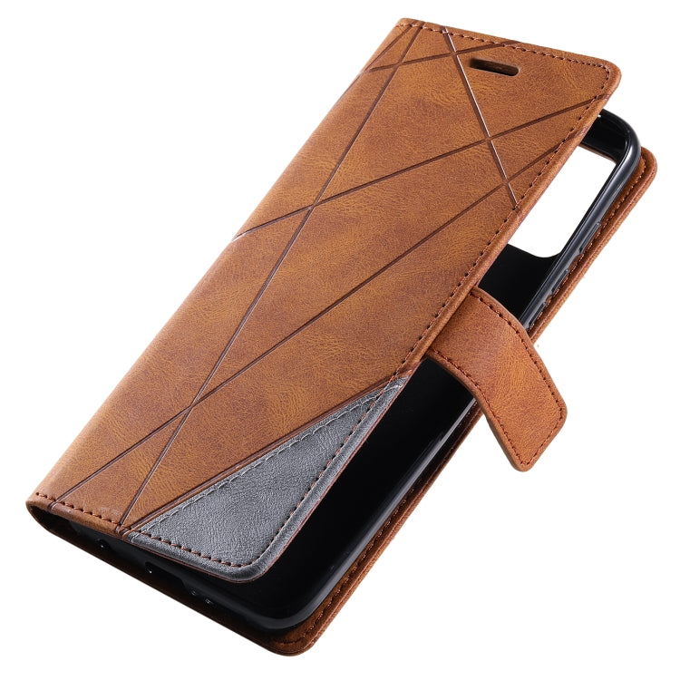 For Motorola Moto G Stylus 2021  Skin Feel Splicing Horizontal Flip Leather Phone Case