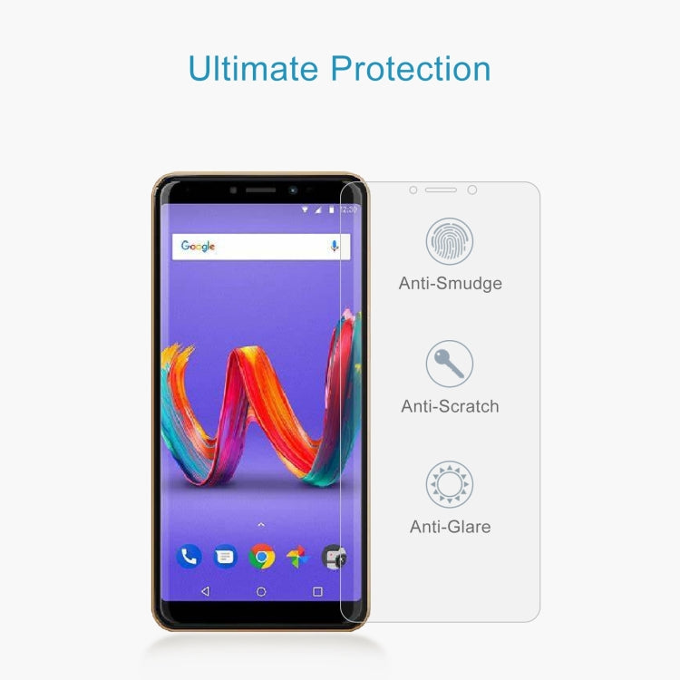 10 PCS 0.26mm 9H 2.5D Tempered Glass Film For Wiko Harry2