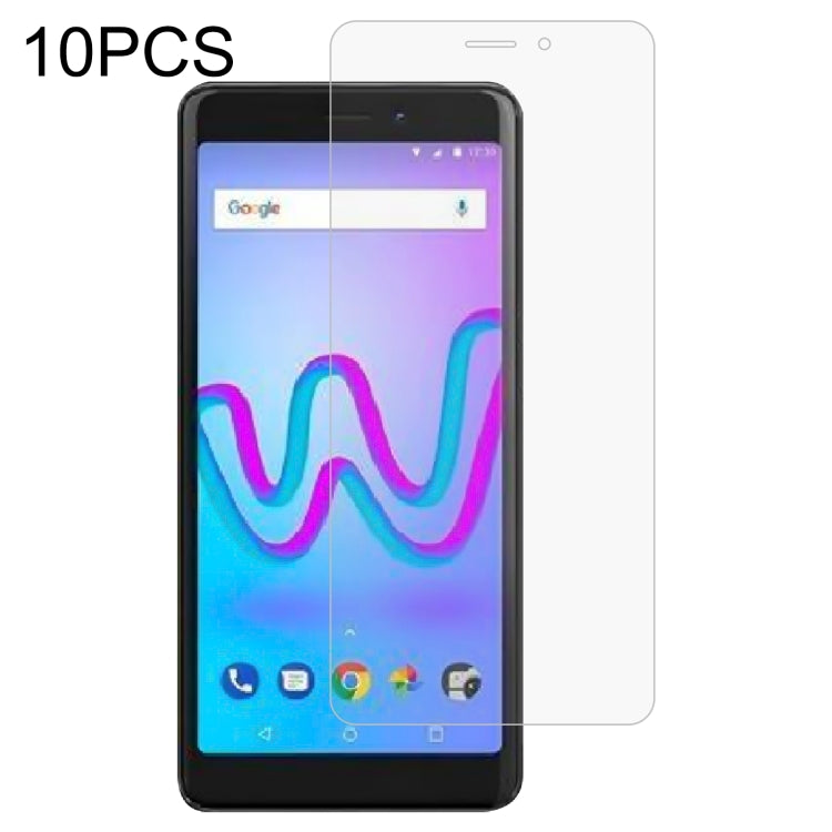 10 PCS 0.26mm 9H 2.5D Tempered Glass Film For Wiko Jerry 3