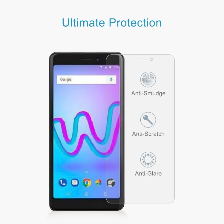 10 PCS 0.26mm 9H 2.5D Tempered Glass Film For Wiko Jerry 3
