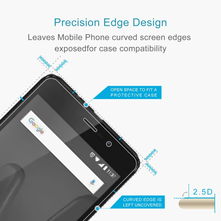 10 PCS 0.26mm 9H 2.5D Tempered Glass Film For Wiko Lenny4 Plus