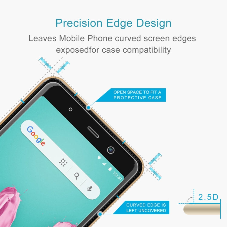 10 PCS 0.26mm 9H 2.5D Tempered Glass Film For Wiko Lenny5