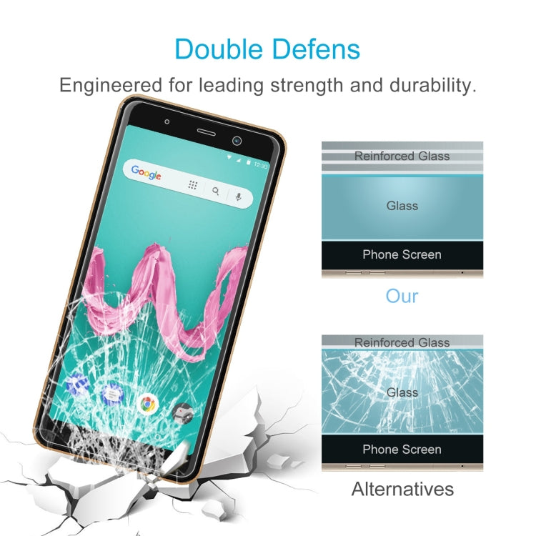 10 PCS 0.26mm 9H 2.5D Tempered Glass Film For Wiko Lenny5