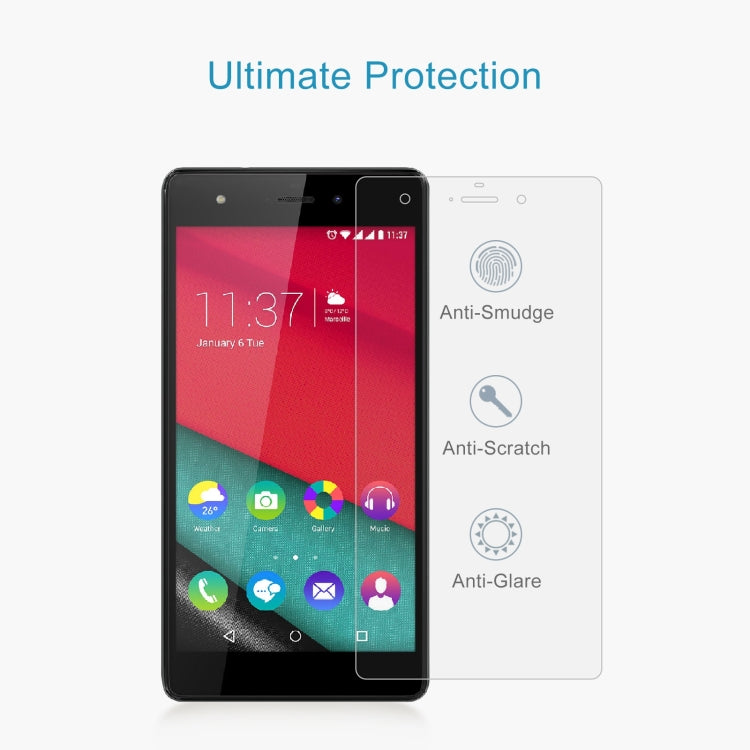 10 PCS 0.26mm 9H 2.5D Tempered Glass Film For Wiko PULP 4G