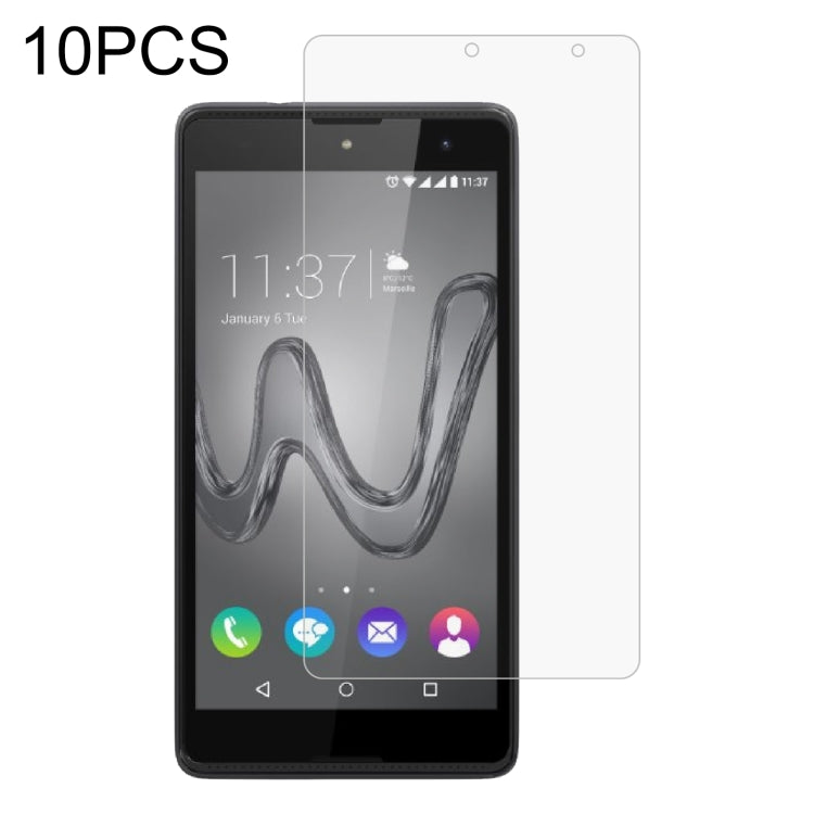 10 PCS 0.26mm 9H 2.5D Tempered Glass Film For Wiko Robby 2