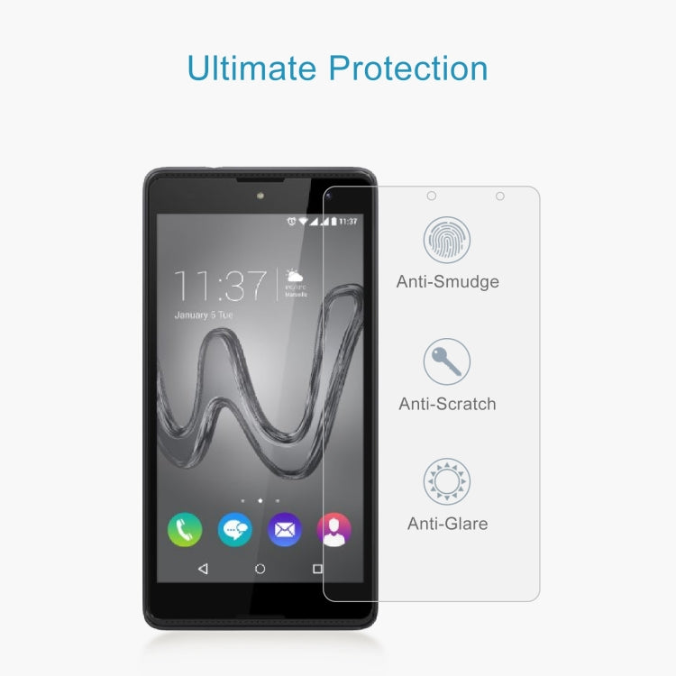10 PCS 0.26mm 9H 2.5D Tempered Glass Film For Wiko Robby 2