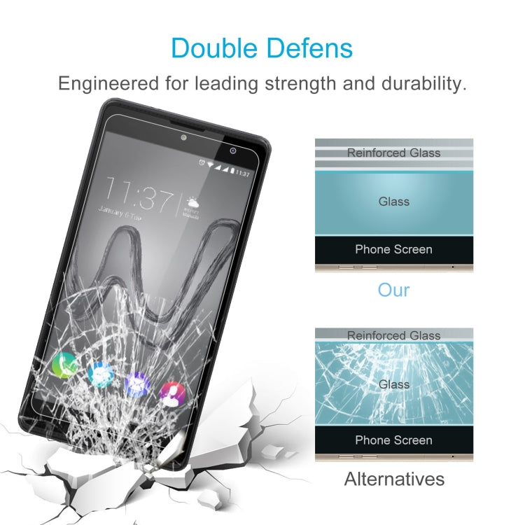 10 PCS 0.26mm 9H 2.5D Tempered Glass Film For Wiko Sunny 5