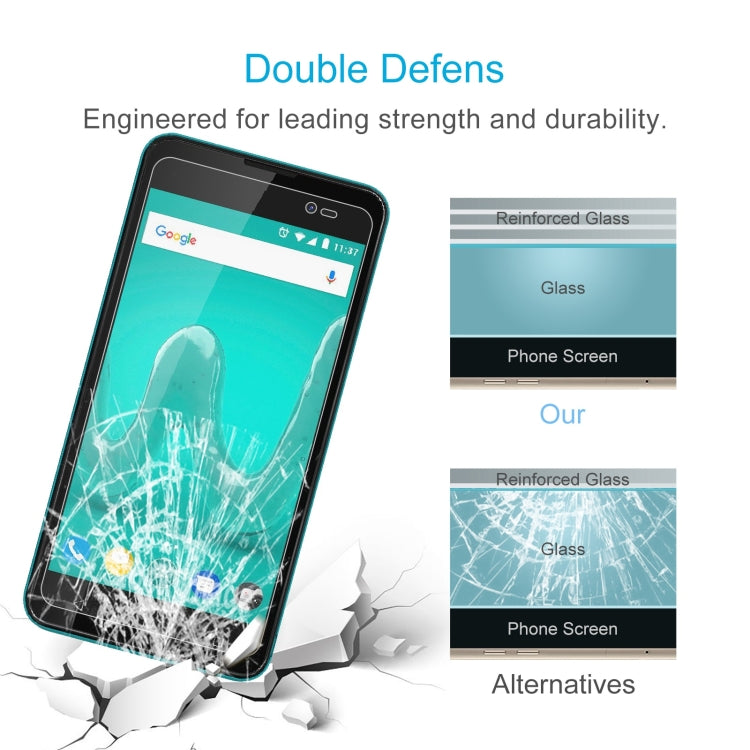 10 PCS 0.26mm 9H 2.5D Tempered Glass Film For Wiko Sunny2