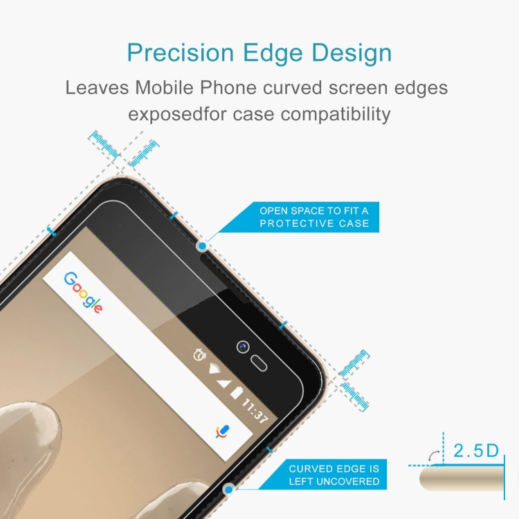 10 PCS 0.26mm 9H 2.5D Tempered Glass Film For Wiko Sunny2 Plus