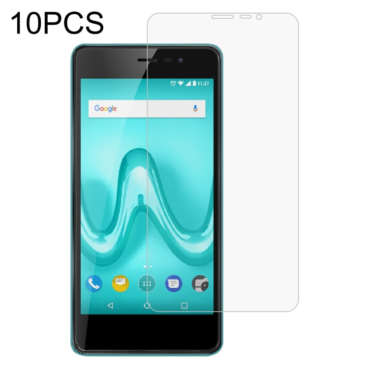 10 PCS 0.26mm 9H 2.5D Tempered Glass Film For Wiko Tommy 2