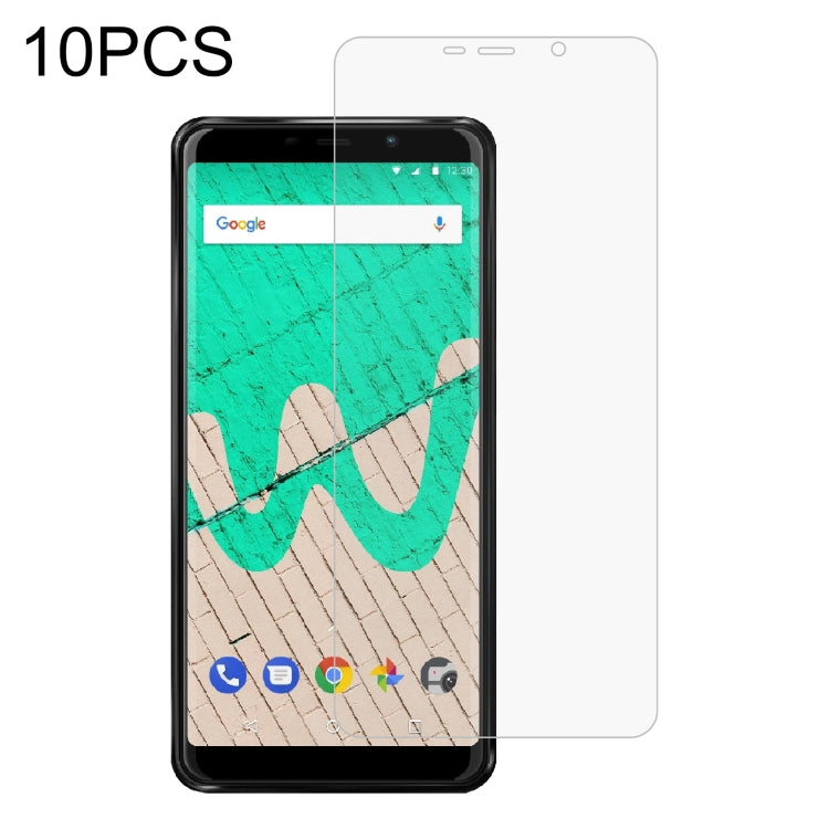 10 PCS 0.26mm 9H 2.5D Tempered Glass Film For Wiko View Max