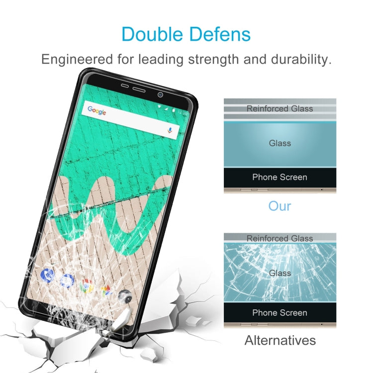 10 PCS 0.26mm 9H 2.5D Tempered Glass Film For Wiko View Max