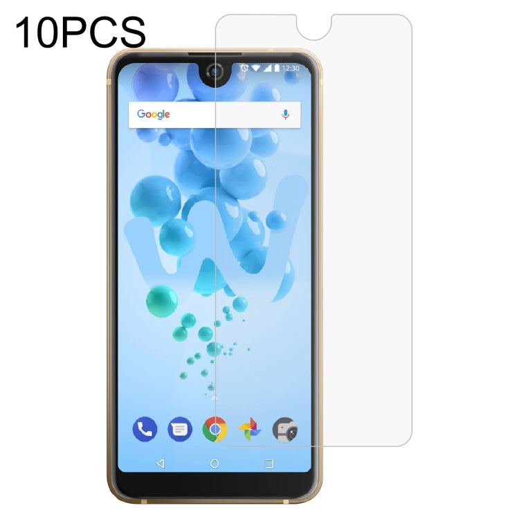 10 PCS 0.26mm 9H 2.5D Tempered Glass Film For Wiko View2 Pro