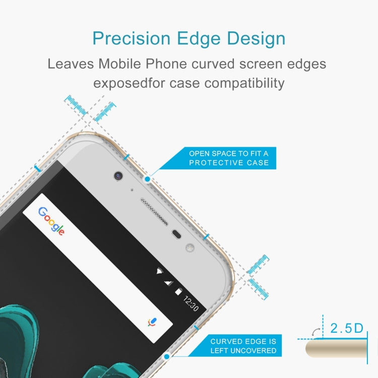 10 PCS 0.26mm 9H 2.5D Tempered Glass Film For Wiko WIM