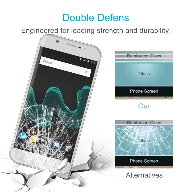 10 PCS 0.26mm 9H 2.5D Tempered Glass Film For Wiko WIM