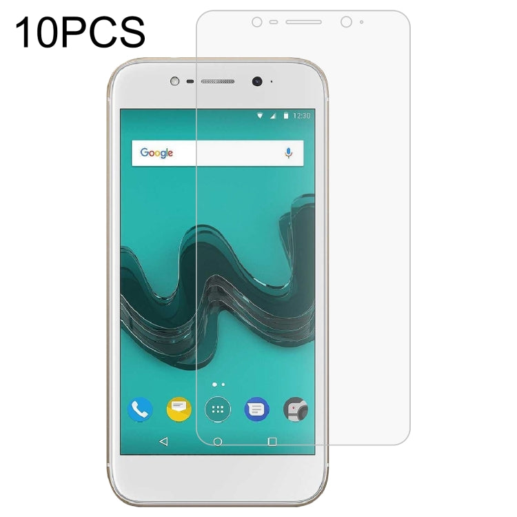 10 PCS 0.26mm 9H 2.5D Tempered Glass Film For Wiko Wim Lite