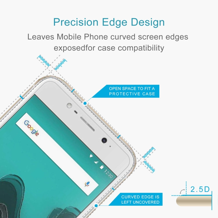 10 PCS 0.26mm 9H 2.5D Tempered Glass Film For Wiko Wim Lite