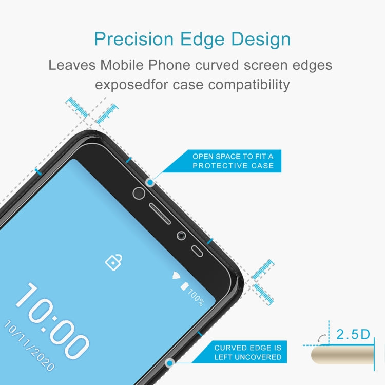 10 PCS 0.26mm 9H 2.5D Tempered Glass Film For Wiko Y51