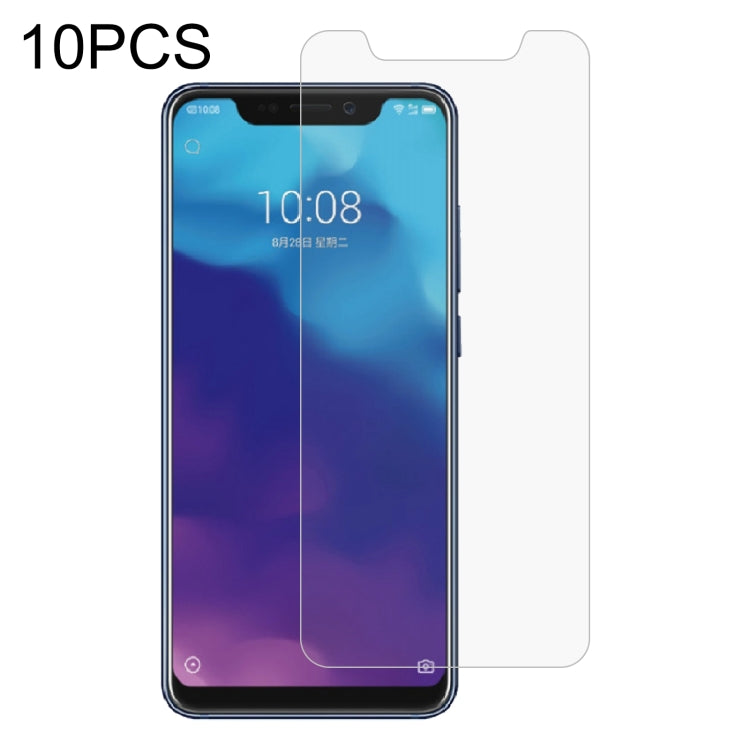10 PCS 0.26mm 9H 2.5D Tempered Glass Film For ZTE Axon 9 Pro
