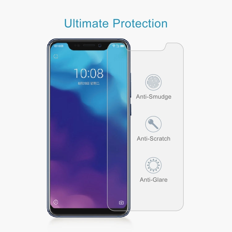 10 PCS 0.26mm 9H 2.5D Tempered Glass Film For ZTE Axon 9 Pro