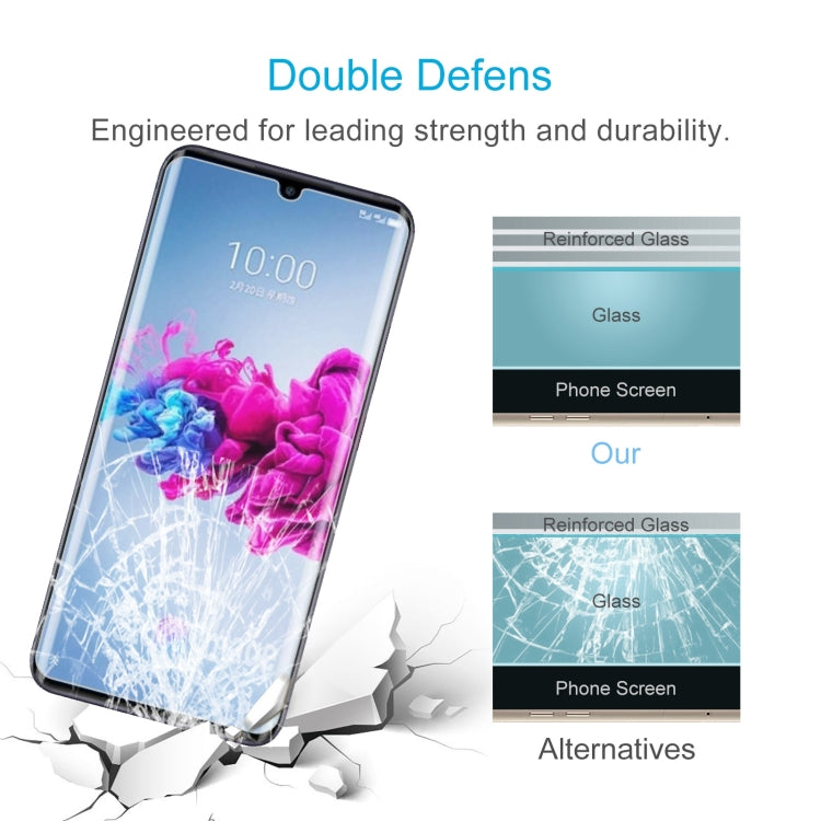 10 PCS 0.26mm 9H 2.5D Tempered Glass Film For ZTE Axon 11 5G