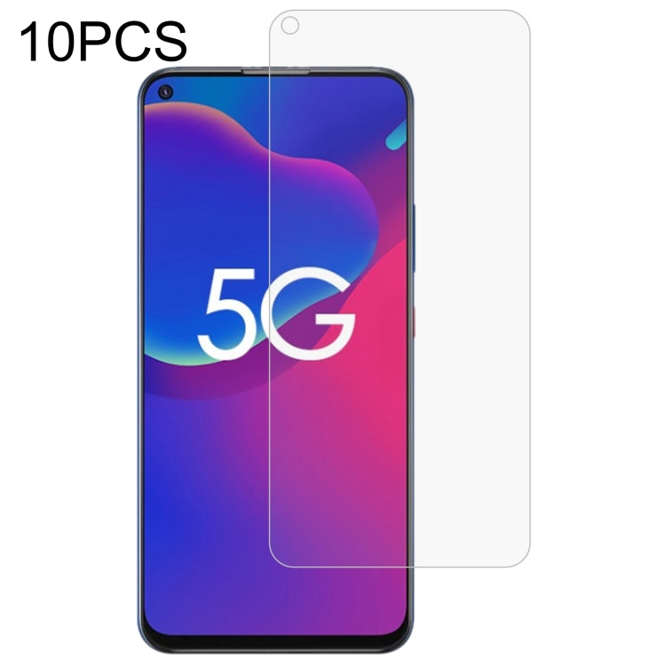 10 PCS 0.26mm 9H 2.5D Tempered Glass Film For ZTE Axon 11 SE 5G