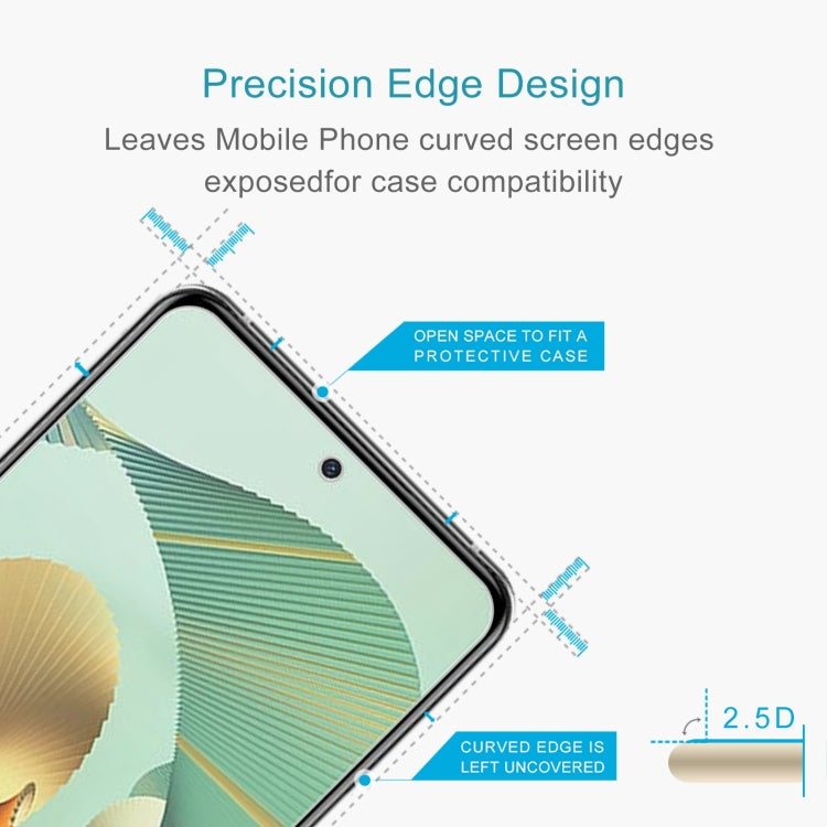 10 PCS 0.26mm 9H 2.5D Tempered Glass Film For ZTE Axon 30 Pro 5G