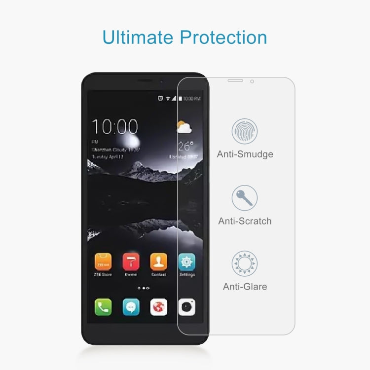 10 PCS 0.26mm 9H 2.5D Tempered Glass Film For ZTE Blade A606