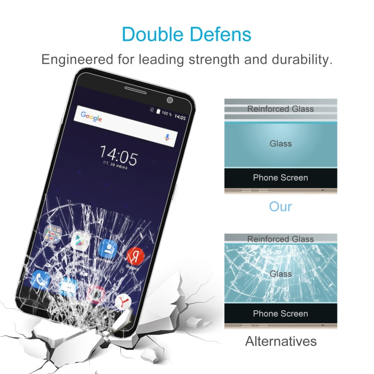 10 PCS 0.26mm 9H 2.5D Tempered Glass Film For ZTE Blade V7 Plus