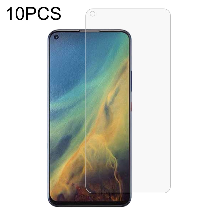 10 PCS 0.26mm 9H 2.5D Tempered Glass Film For ZTE Blade V2020 5G