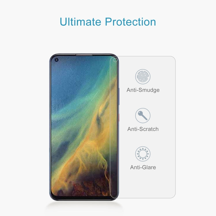 10 PCS 0.26mm 9H 2.5D Tempered Glass Film For ZTE Blade V2020 5G
