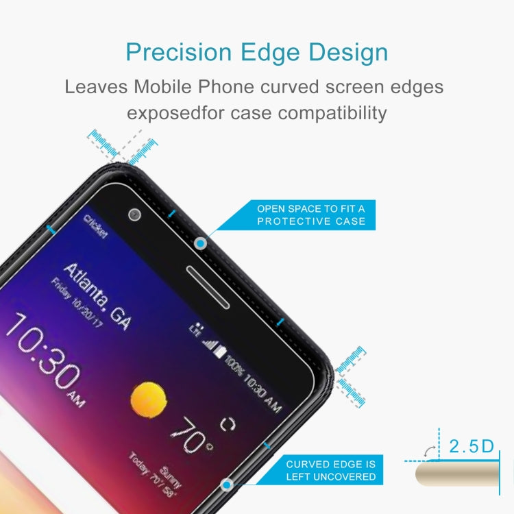 10 PCS 0.26mm 9H 2.5D Tempered Glass Film For ZTE Blade X