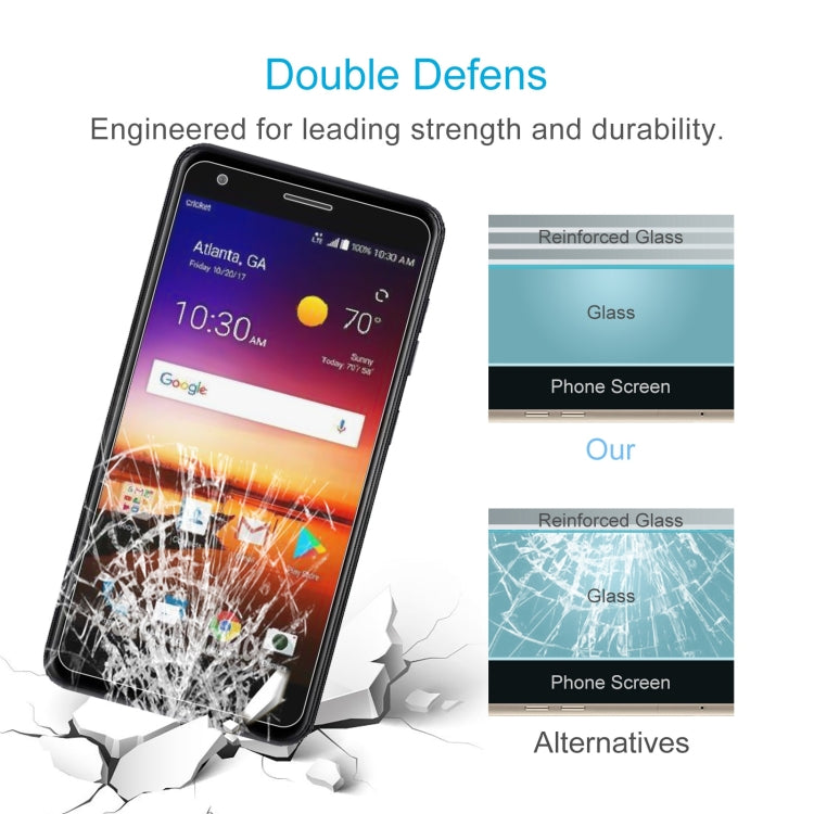 10 PCS 0.26mm 9H 2.5D Tempered Glass Film For ZTE Blade X