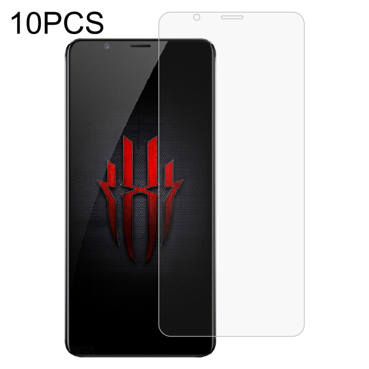 10 PCS 0.26mm 9H 2.5D Tempered Glass Film For ZTE nubia Red Magic