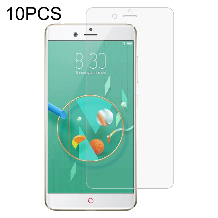 10 PCS 0.26mm 9H 2.5D Tempered Glass Film For ZTE nubia Z17 miniS