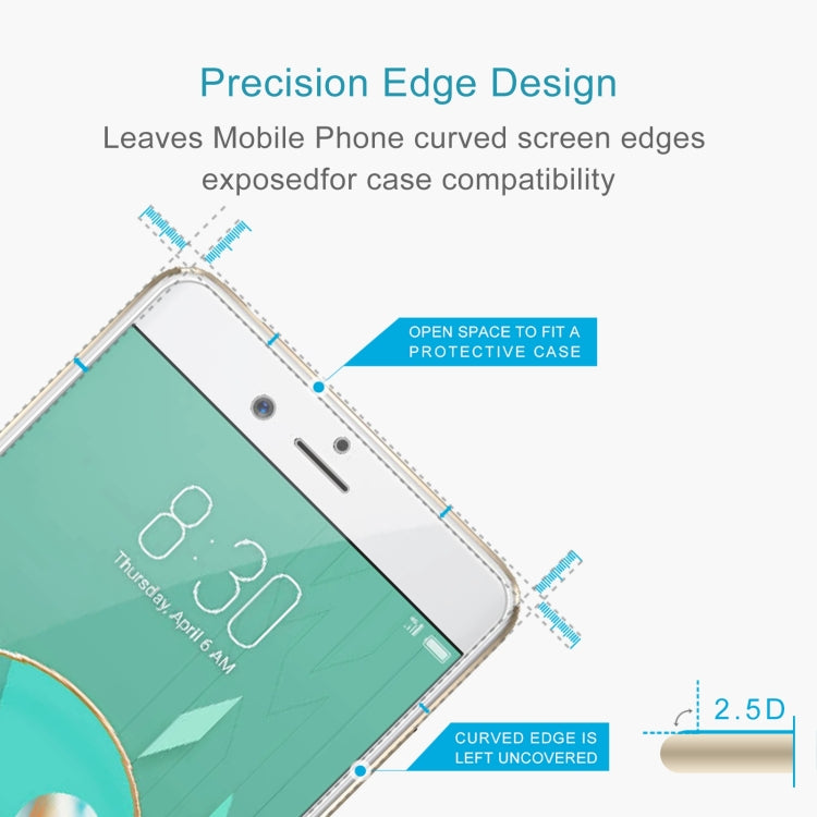 10 PCS 0.26mm 9H 2.5D Tempered Glass Film For ZTE nubia Z17 miniS