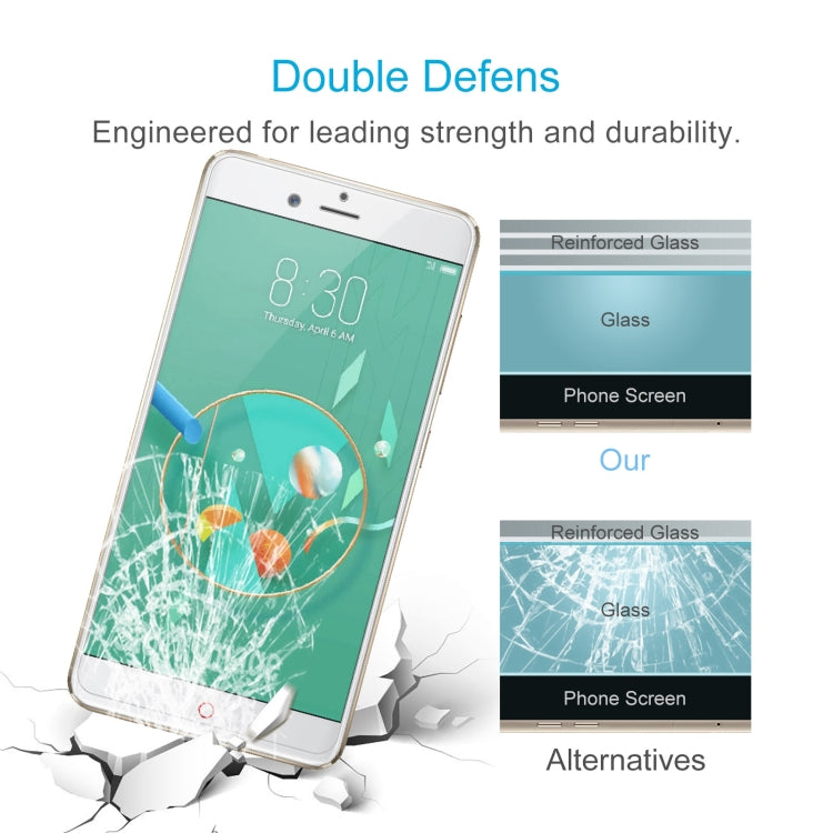 10 PCS 0.26mm 9H 2.5D Tempered Glass Film For ZTE nubia Z17 miniS