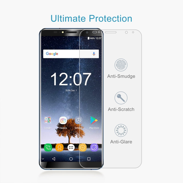 50 PCS 0.26mm 9H 2.5D Tempered Glass Film For Oukitel K6