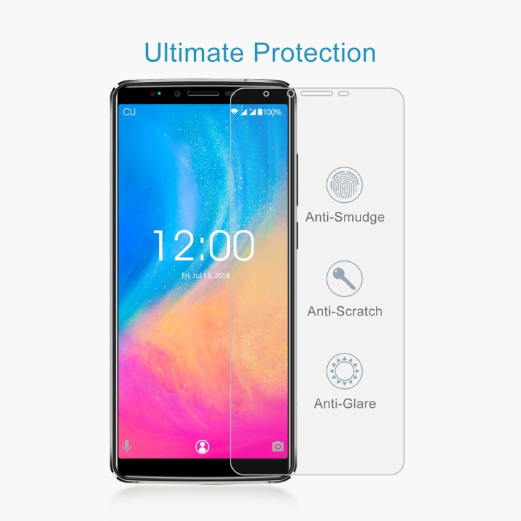 50 PCS 0.26mm 9H 2.5D Tempered Glass Film For Oukitel K8