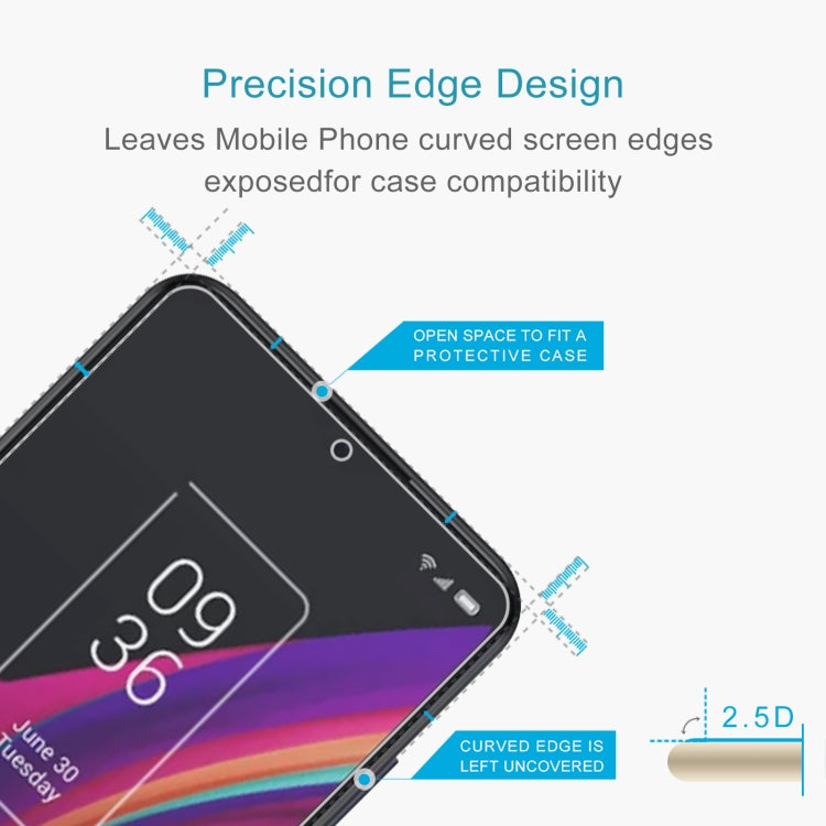 50 PCS 0.26mm 9H 2.5D Tempered Glass Film For TCL 10 SE