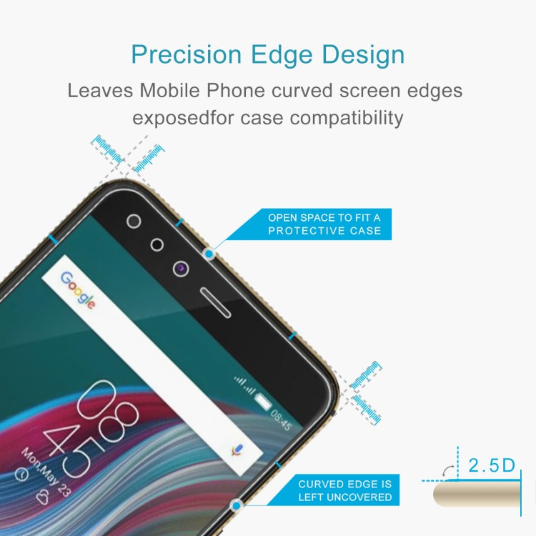 50 PCS 0.26mm 9H 2.5D Tempered Glass Film For Infinix Zero 5