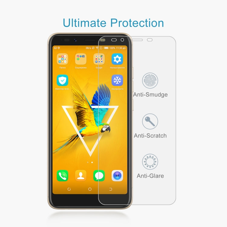 50 PCS 0.26mm 9H 2.5D Tempered Glass Film For Tecno POP 1s Pro