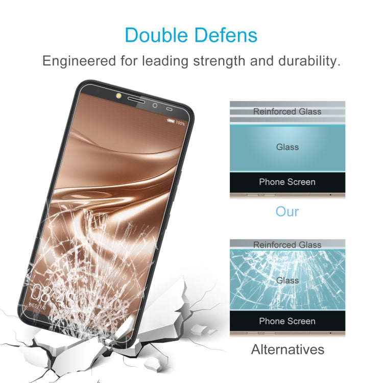 50 PCS 0.26mm 9H 2.5D Tempered Glass Film For Tecno Pouvoir 2 Pro