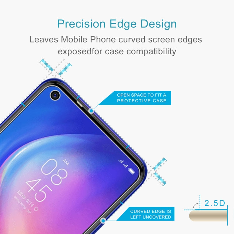 50 PCS 0.26mm 9H 2.5D Tempered Glass Film For Tecno Spark 5 Pro