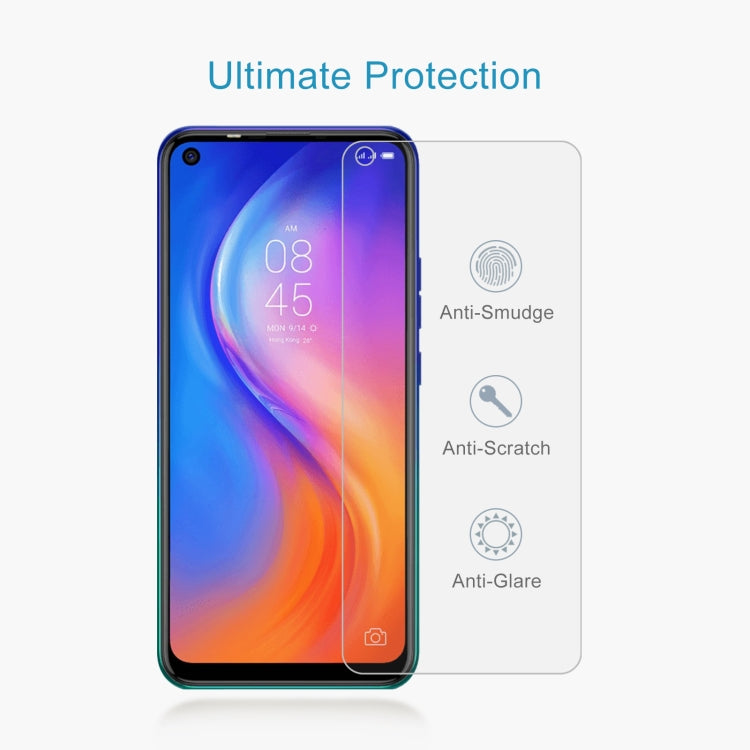 50 PCS 0.26mm 9H 2.5D Tempered Glass Film For Tecno Spark 5 Pro