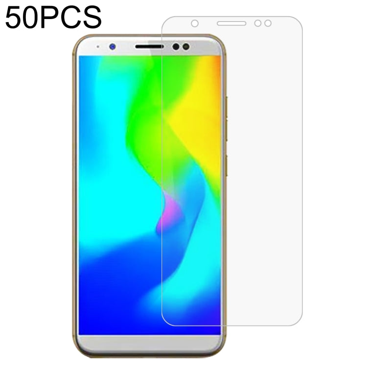 50 PCS 0.26mm 9H 2.5D Tempered Glass Film For Tecno Spark CM